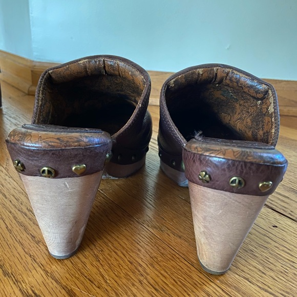 Lucky Brand Cognac Leather Maddox Mule Clog Wmn’s Sz 8.5 - Picture 2 of 10